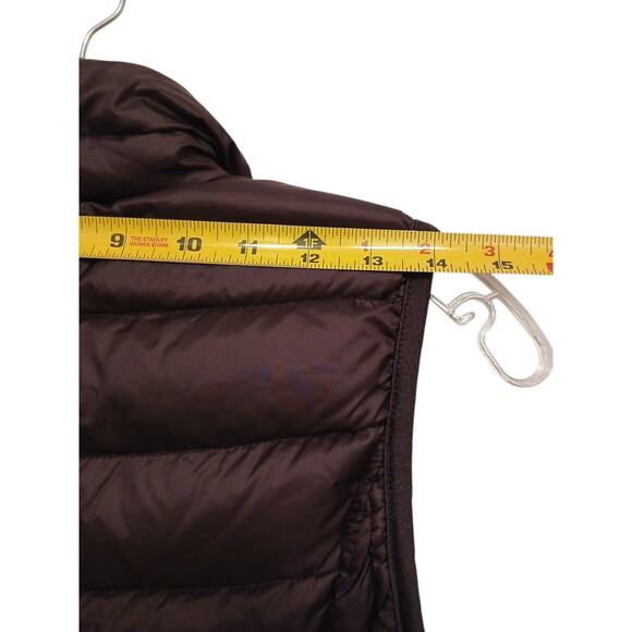 Weatherproof 32 Degrees Packable Down Vest Women Small Brown Sleeveless Packable - Picture 7 of 11